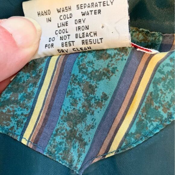 Vintage 100% silk Stunt Sport Track suit dead stock 90s woman’s medium - Picture 6 of 16